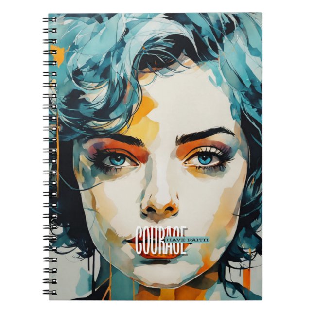 Faith | Notizbuch-Journal Notizblock (Vorderseite)