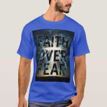 Faith Over Fear 2.0 Christliches Herren-T-Shirt