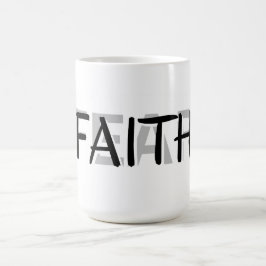 Faith Over Fear Becher Kaffeetasse