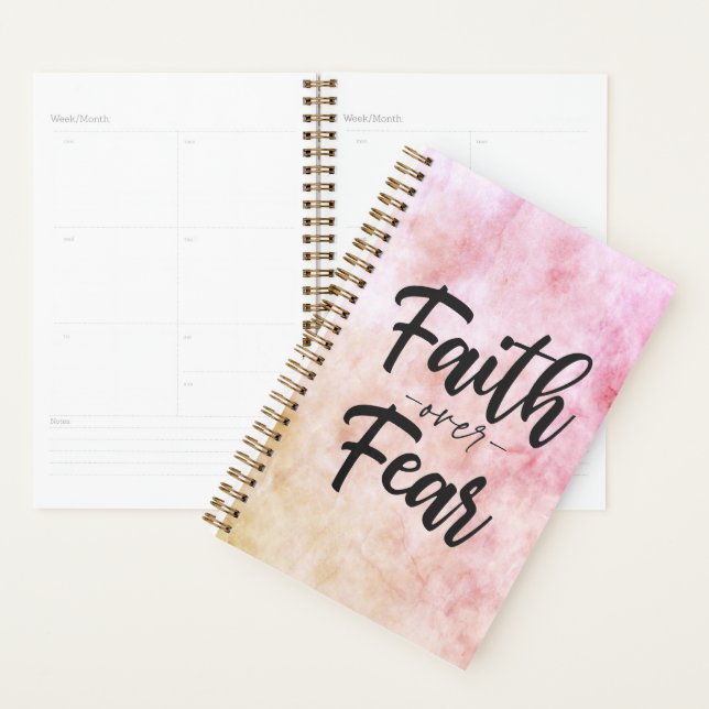 Faith Over Fear Planer (Anzeige)