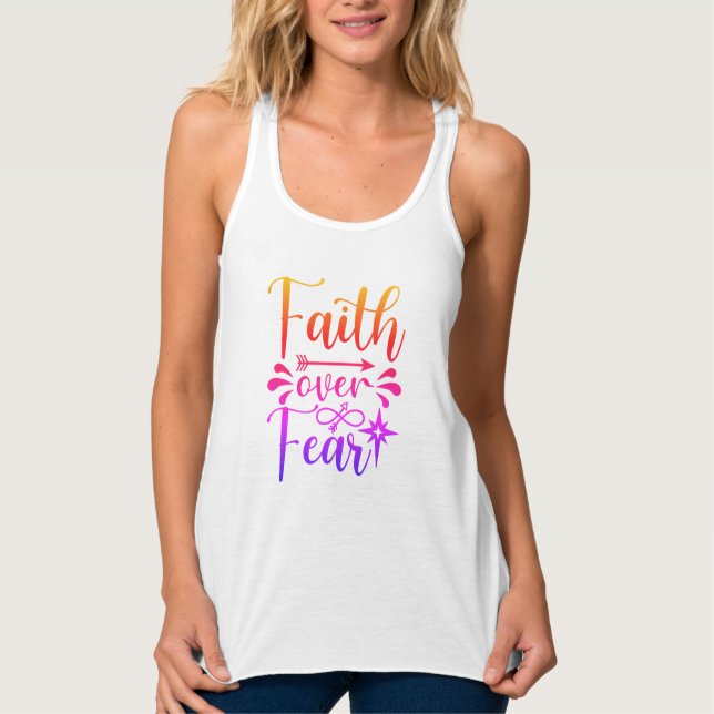 Faith Over Fear Tank Top (Vorderseite)