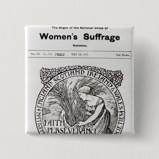 Faith, Perseverance, Patience, 1911 Button (Vorderseite)