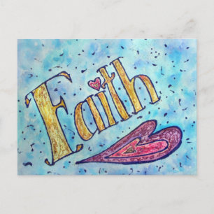 Faith Postcard Postkarte