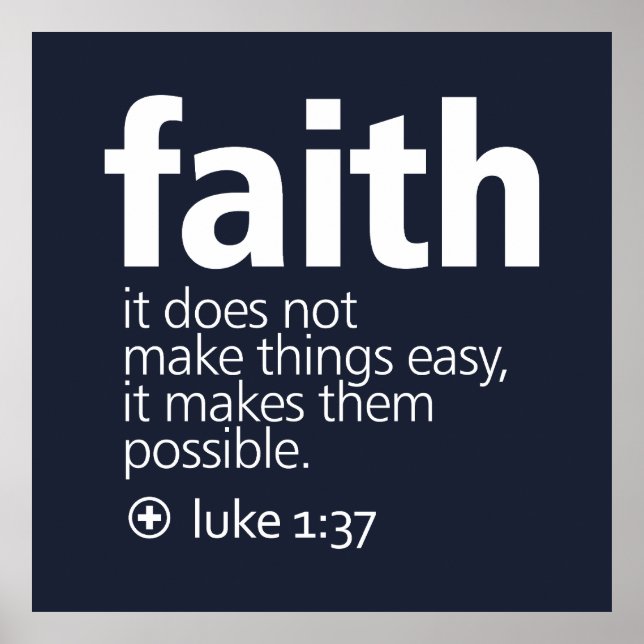 Faith Poster (Vorne)
