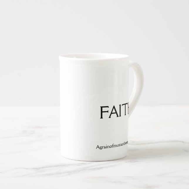 Faith Prozellantasse (Vorderseite Rechts)