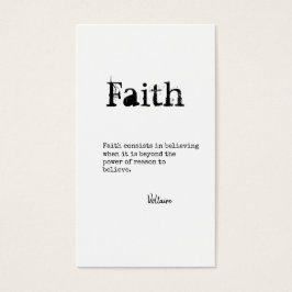FAITH QUOTE gibt Schreibmaschinenschrift-Schriftar