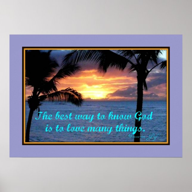 Faith quotes Poster (Vorne)