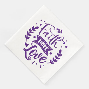 Faith-Standard-Cocktail Napkins Serviette