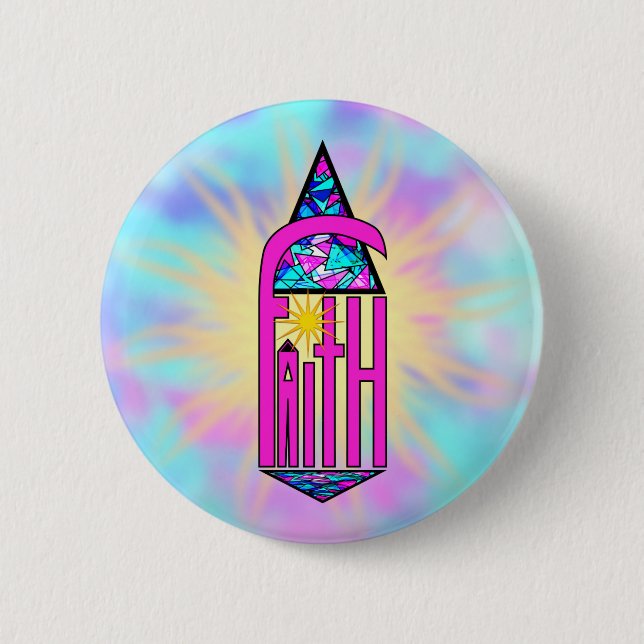 Faith ~ Steeple Button (Vorderseite)