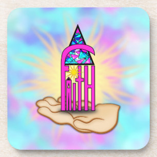 Faith ~ Steeple Getränkeuntersetzer