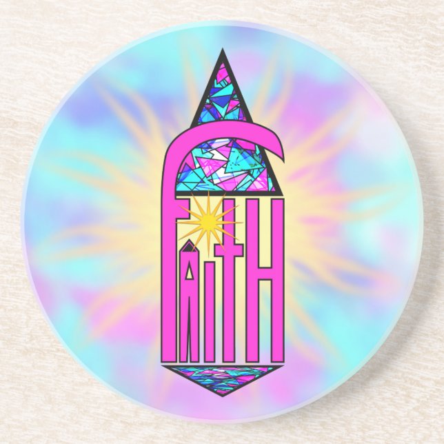 Faith ~ Steeple Getränkeuntersetzer (Vorne)