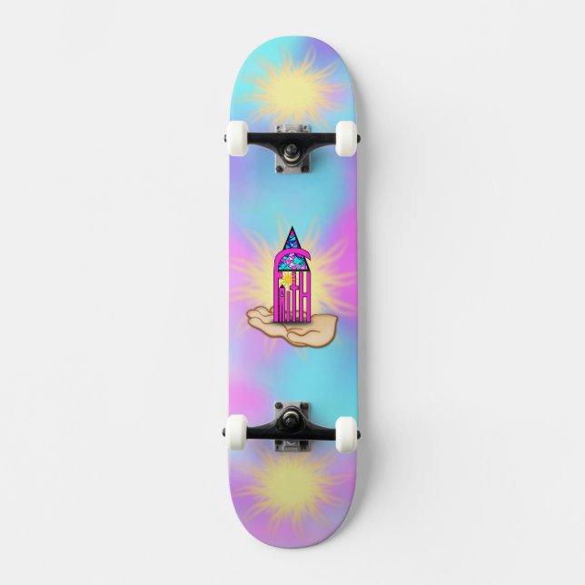 Faith ~ Steeple Skateboard (Vorderseite)