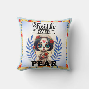 Faith Sugar Skull Kissen