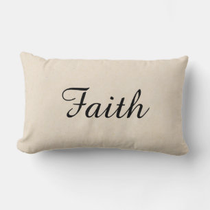 Faith Throw Pillow Lendenkissen