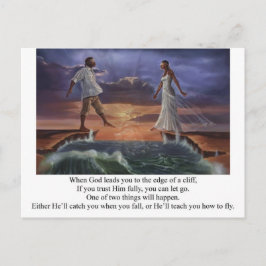 Faith Walk Postkarte