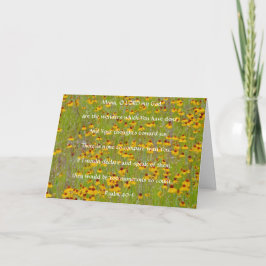 Faith Wildblume Floral Friendship Card Karte