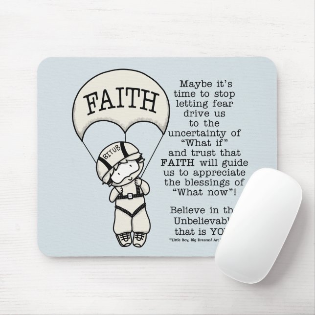 Faith Will Guide Mousepad (Mit Mouse)