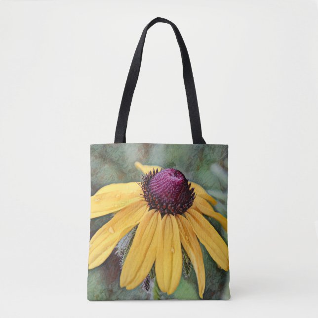 Faith Yellow Wildblume Art Tasche (Vorderseite)