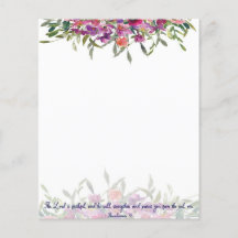 Faithful Aquarell Blumenhintergrund