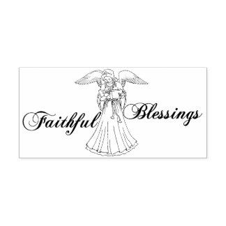 Faithful Blessing Angel Permastempel