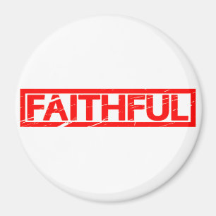 Faithful Briefmarke Magnet