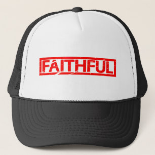 Faithful Briefmarke Truckerkappe
