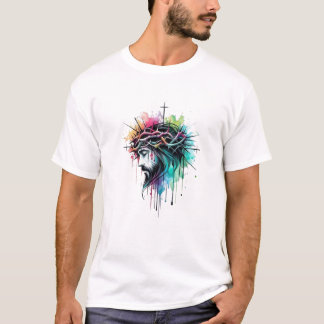 Faithful Cross: Inspiration Jesus T - Shirt" T-Shirt