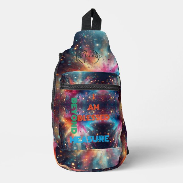 "Faithful Journey" Ich bin gesegnet Tasche (Vorderseite)