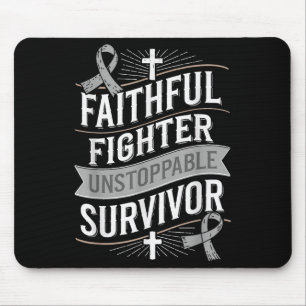 Faithful Kämpfer Survivor Diabetes Bewusstsein Mousepad