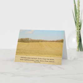 Faithness & Rechtschaffenheit - leere Scripterkart Karte