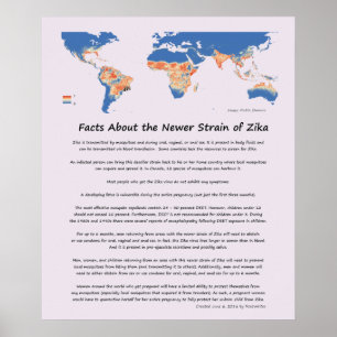 Faits à propos de Zika Poster par RoseWrites