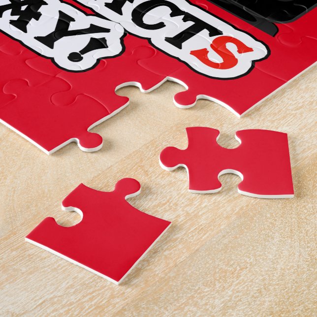 Faits nouveaux et faits alternatifs 11x14 Puzzle p (Côté)