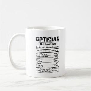 Faits nutritionnels opticiens 11oz Mug