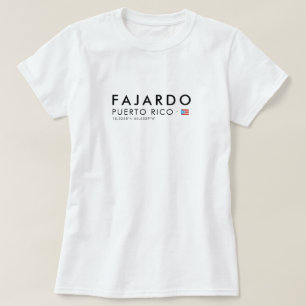 Fajardo Puerto Rico T-Shirt   Koordinaten T-Shirt
