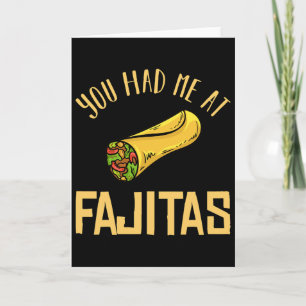 Fajita-Hähnchen-Geschenk-Rezept-Gewürz Karte