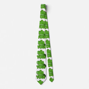 FAK DICH! ... Grüner Squash (Winter Melon) Krawatte