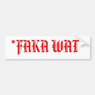 *FAKA WAT* AUTOAUFKLEBER