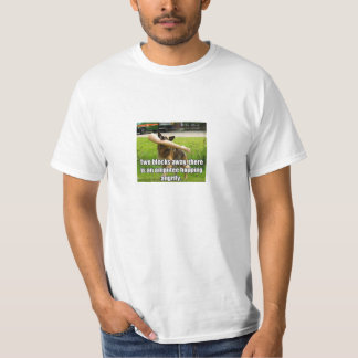 Fake-Bein-Hund T-Shirt