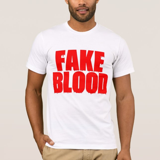 FAKE-BLUT-T - SHIRT (Vorderseite)