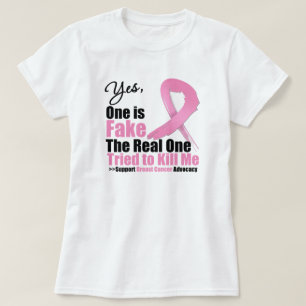 Fake-Brustkrebs T-Shirt