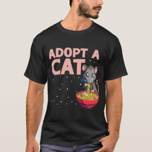 Fake Cat Opossum für Possum und Raccoon 11 T-Shirt