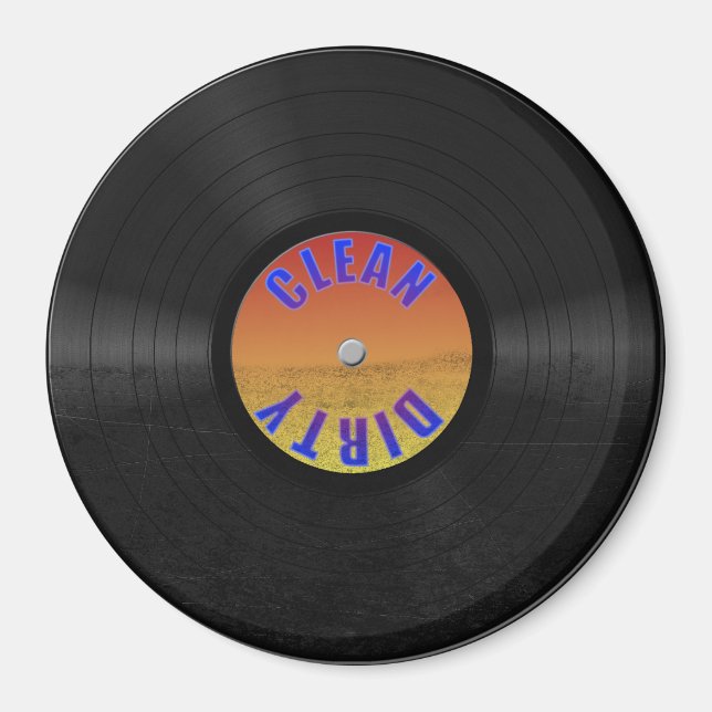 Fake Custom Vinyl Record Magnet (Vorne)