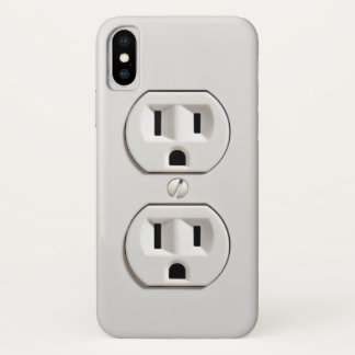 Fake-elektrischer Ausgang lustig Case-Mate iPhone Hülle