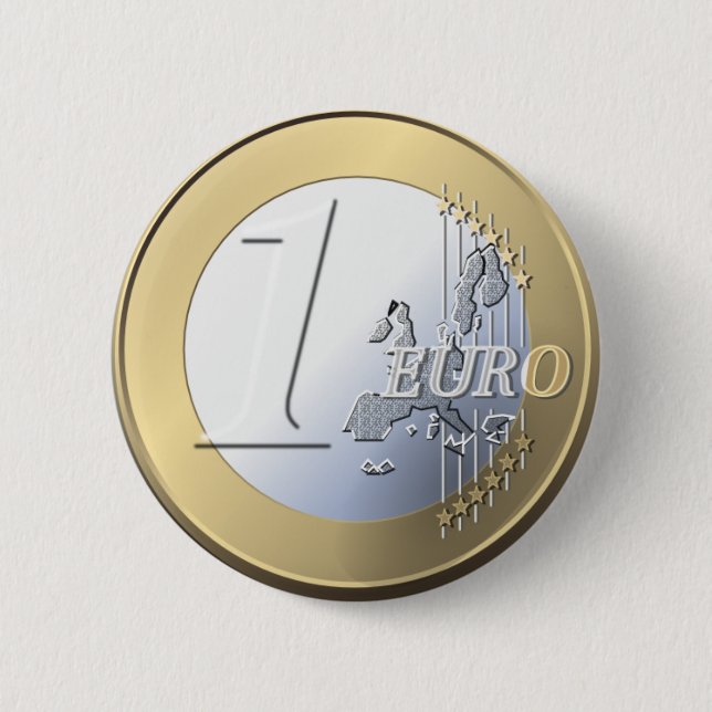 Fake Euro button (Vorderseite)