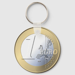 Fake-Euro-Schlüsselanhänger Schlüsselanhänger
