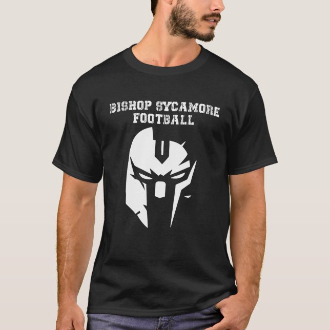 Fake High School Bischof Sycamore Football Team 20 T-Shirt (Vorderseite)