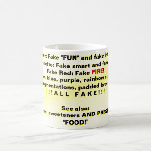 Fake IST FAKE, (NICHT WIRKLICH! Kaffeetasse