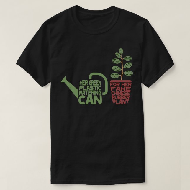 Fake-Kunststoffbäume Alternative Rock-Design T-Shirt (Design vorne)