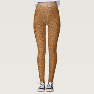 Fake-Leder-Look Leggings