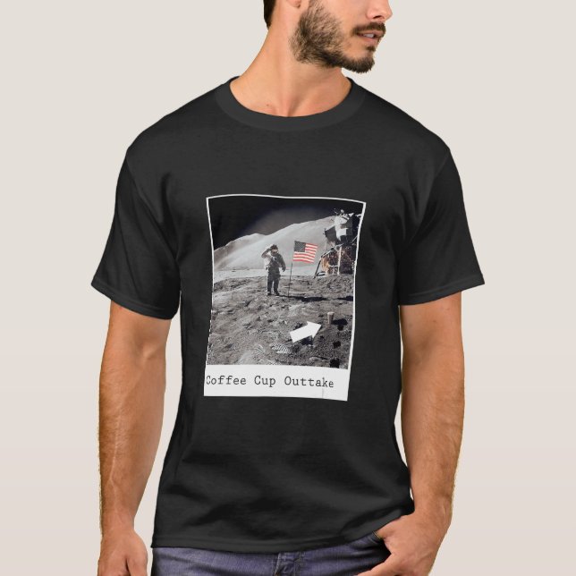 Fake Moon Landing Hoax Regierung Verschwörung Theo T-Shirt (Vorderseite)